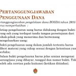 Diklat Pertanggungjawaban Penggunaan dana